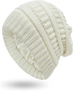 Womens Winter Warm Knitted Hat Satin Silk Lined Cable Knit Beanie Chunky Slouchy